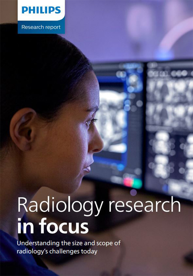 Portada del folleto del paquete de flujo de trabajo de radiolog&iacute;a de Philips