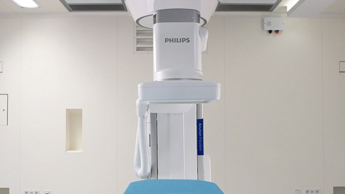 Azurion 7M20 de Philips con FlexArm en radiolog&iacute;a intervencionista
