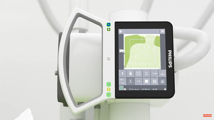 Colimaci&oacute;n de c&aacute;mara en vivo en el cabezal de tubo Eleva