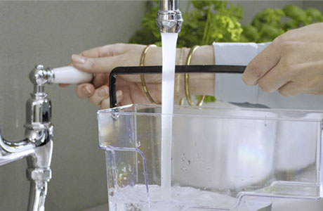 Llenado del dep&oacute;sito de agua