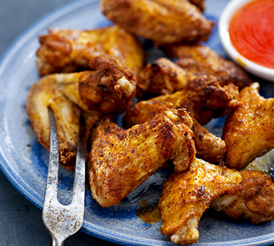 Alitas de pollo crujientes y tiernas con tu freidora de aire.