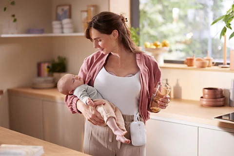 C&oacute;mo tratar a un beb&eacute; con cluster feeding