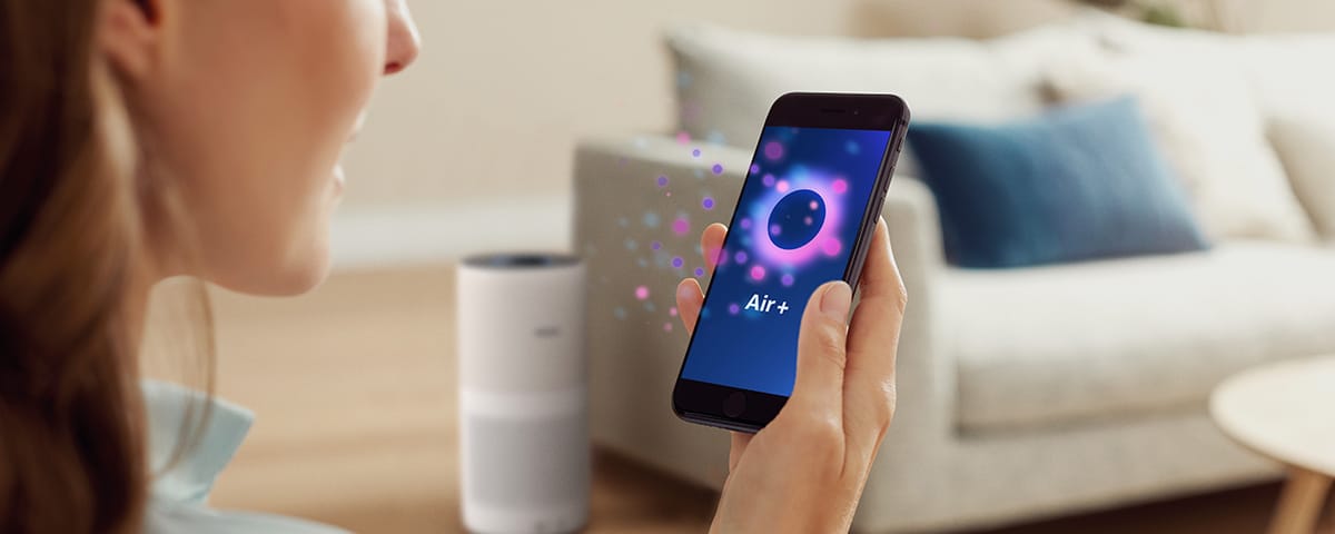 Aplicaci&oacute;n Philips Air+, Tu soluci&oacute;n inteligente para un aire limpio