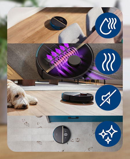 modos de limpieza, aplicaci&oacute;n HomeRun