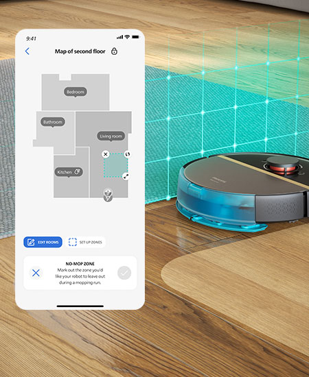 Zonas sin fregado, aplicaci&oacute;n HomeRun