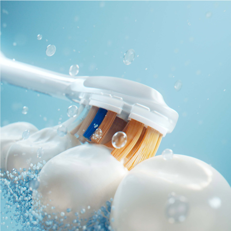 Primer plano del cabezal de cepillado