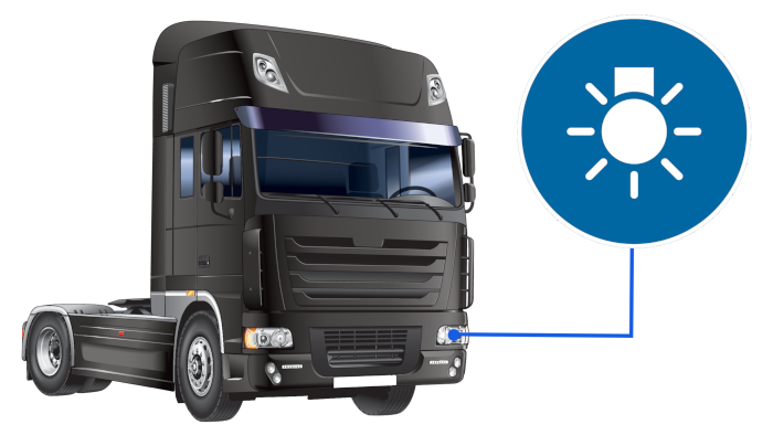 Luces de posici&oacute;n delanteras