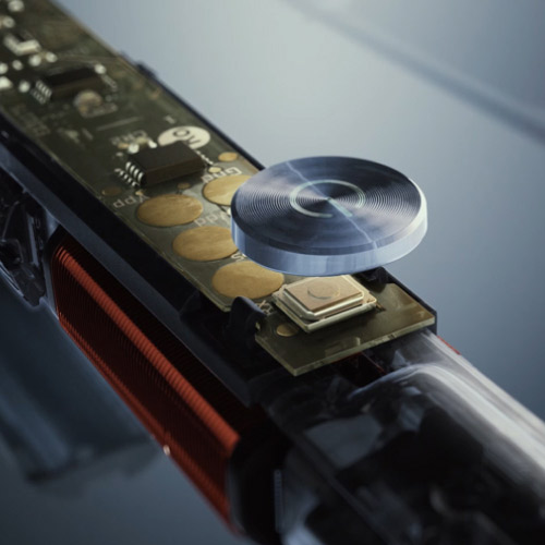 Un primer plano del funcionamiento interno de una m&aacute;quina.