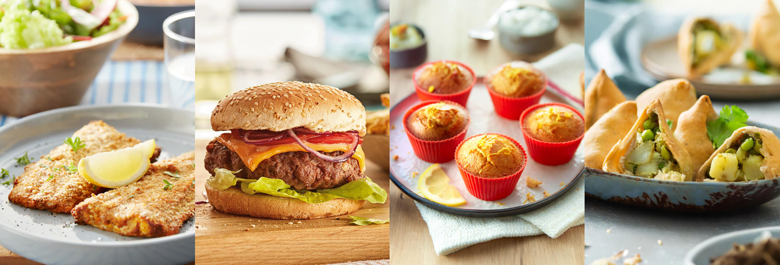 Cuatro sabrosos platos preparados con la cesta doble de Philips