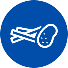 Icono de patatas fritas