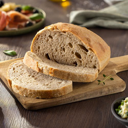 Pan casero de masa madre
