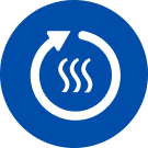 Icono de recalentar